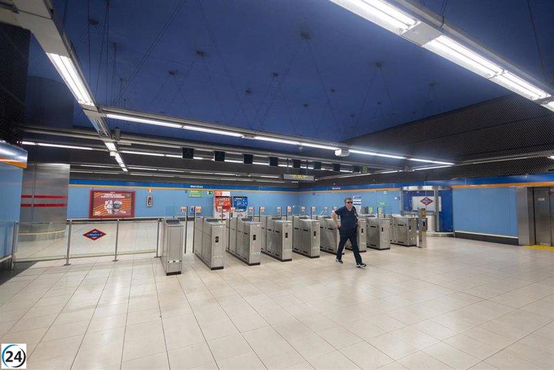 Cierre de la L7 del Metro entre San Blas y Cartagena del 1 al 4 de mayo por mejoras en señalización.
