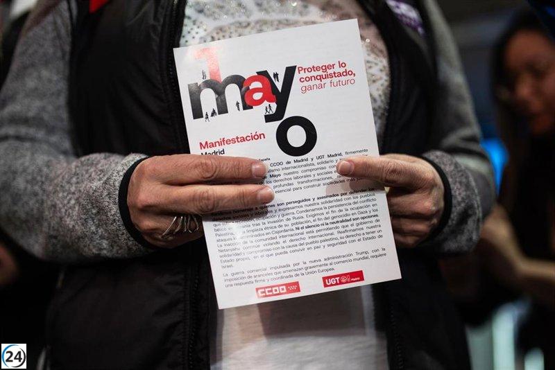 Sindicatos de Madrid abogan por los derechos laborales en un entorno regional cada vez más complicado.