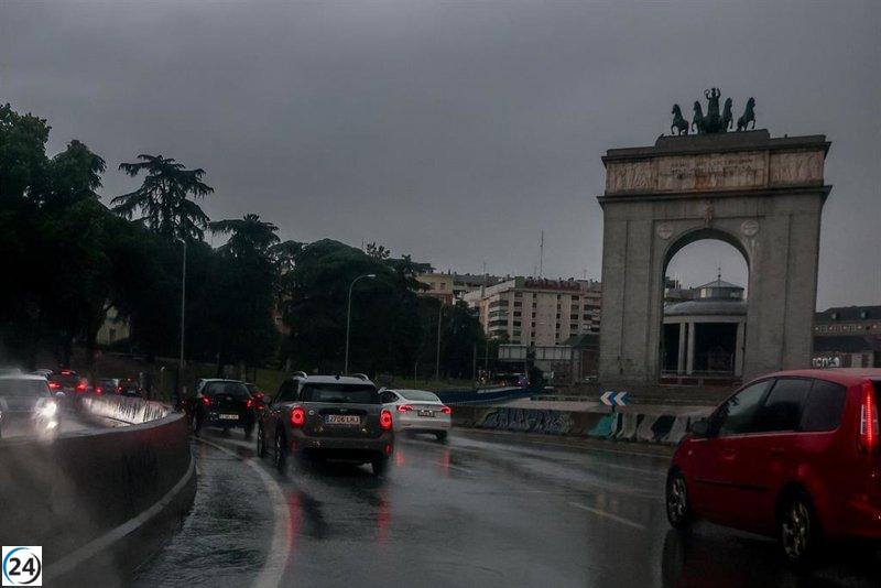 Aemet alerta: miércoles con alto riesgo de lluvias y tormentas.