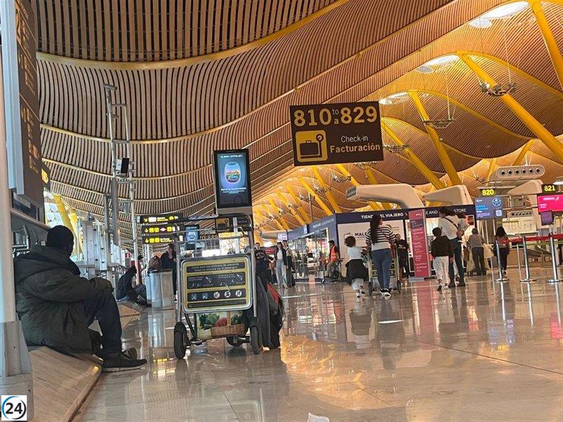 Recursos municipales para 14 pernoctantes en Barajas entre los 105 registrados.