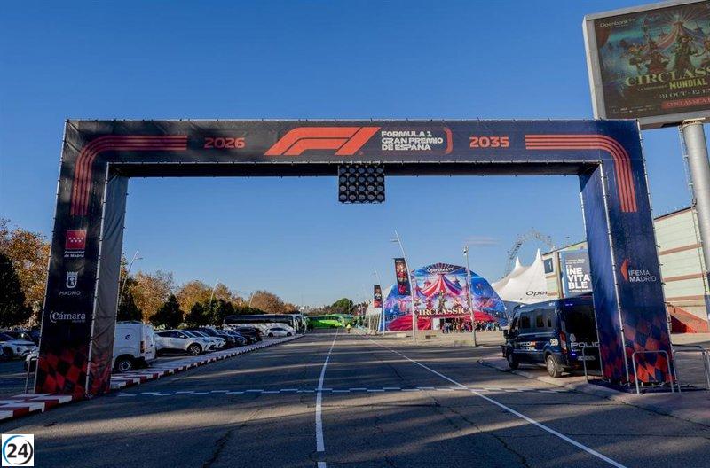 El TSJM acepta el recurso de ecologistas contra el circuito de Fórmula 1 en Madrid.