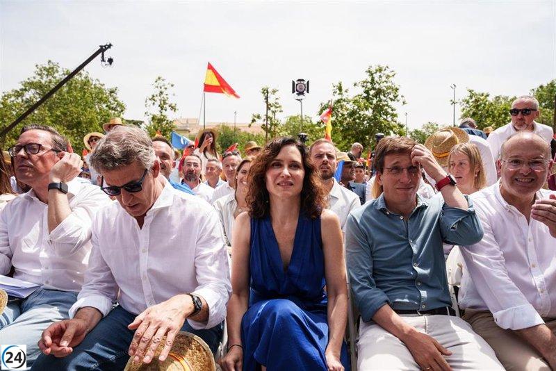 Ayuso respalda a la Guardia Civil ante un Gobierno sin fronteras.