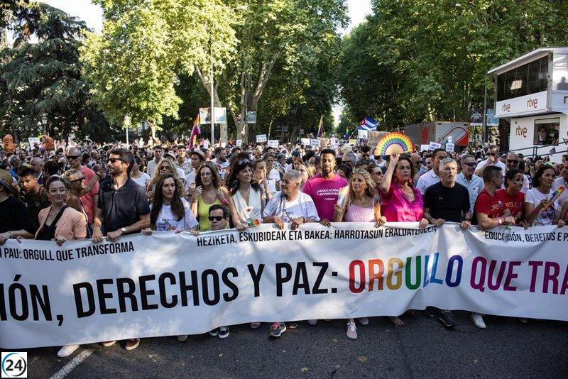 Madrid celebrará el Orgullo 2025 el 5 de julio con el lema '20 años de progreso en derechos'.