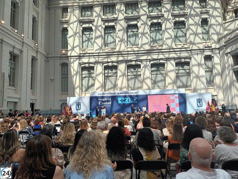 Madrid Salud celebra su 20 años reconociendo a Cruz Roja, CEIP María de Villota, Hostelería Madrid y Canal de Isabel II.