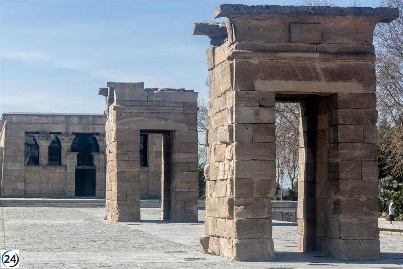 El Ayuntamiento busca restaurar el estanque del Templo de Debod tras identificar problemas en 2020.
