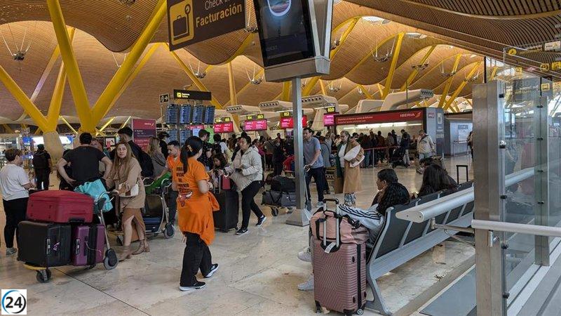 La Comunidad encabeza vuelos internacionales hasta mayo con 10,1 millones de pasajeros, representando el 24,5% del total.