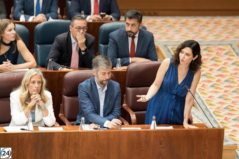 Ayuso acusa al PSOE de corrupción profunda: