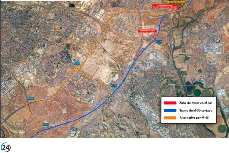 Tráfico afectado este fin de semana en la A-4 y A-3: Aranjuez y Arganda, respectivamente.