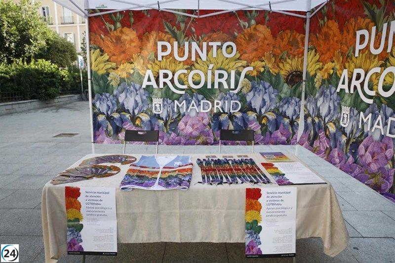 El Ayuntamiento ondea la bandera LGTB y lanza los 'Puntos Arcoíris' para las celebraciones.