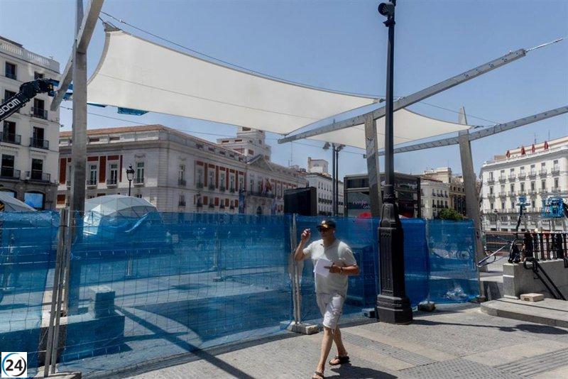 El Ayuntamiento de Madrid reafirma la protección de los toldos en la Puerta del Sol, resaltando que son Bien de Interés Cultural: 