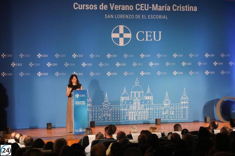Ayuso advierte sobre la renuencia de sus socios a ceder beneficios y llama a la prudencia.