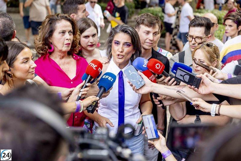 Bergerot defiende el Orgullo LGTBIQ+ como esencial para la democracia en la lucha contra la LGTBIfobia.