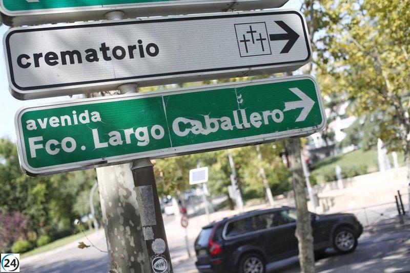 El Supremo restituye los nombres de Largo Caballero y Prieto en las calles de Madrid.