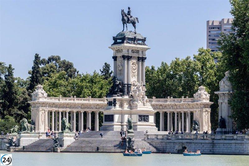 Parques históricos, incluido El Retiro, cerrarán a las 18 horas por condiciones severas de viento y calor extremo.