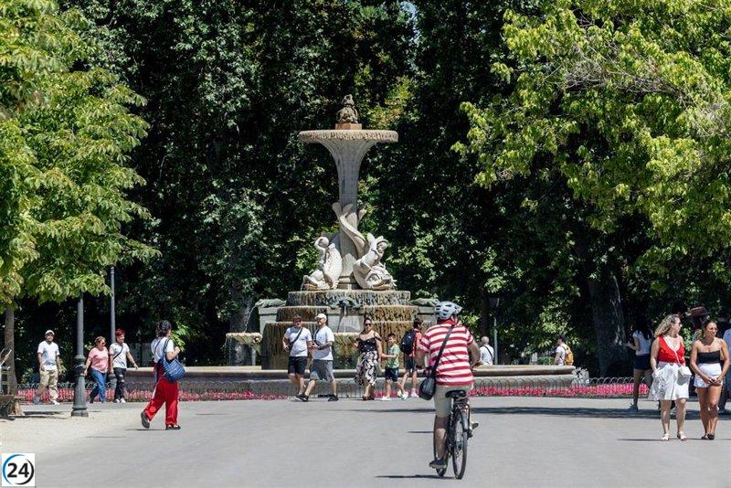 El Retiro y ocho parques emblemáticos cierran hoy por mal tiempo.