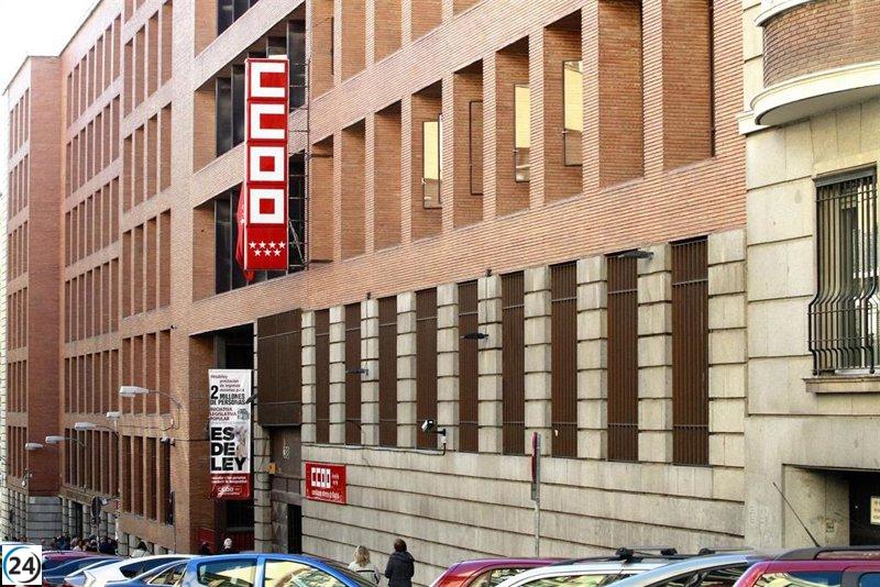 CCOO critica la detención injustificada de tres sindicalistas en Sevilla la Nueva por supuestos daños a vehículos.