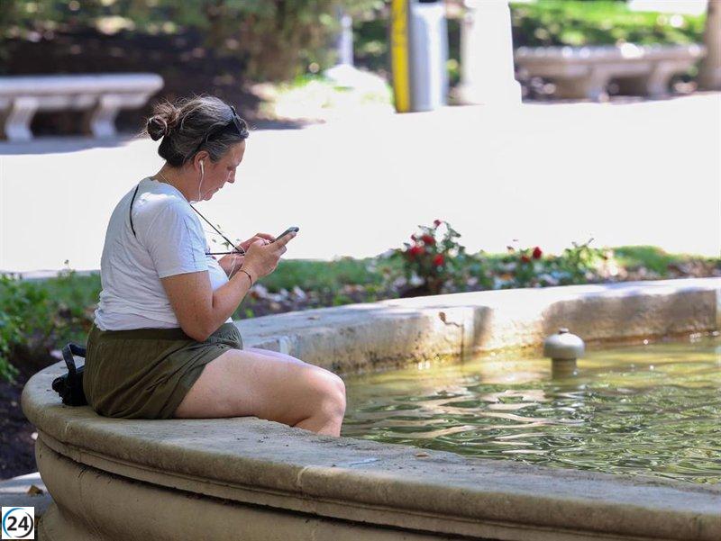 Continúa la alerta naranja por calor en la región: se prevén 40ºC este sábado.