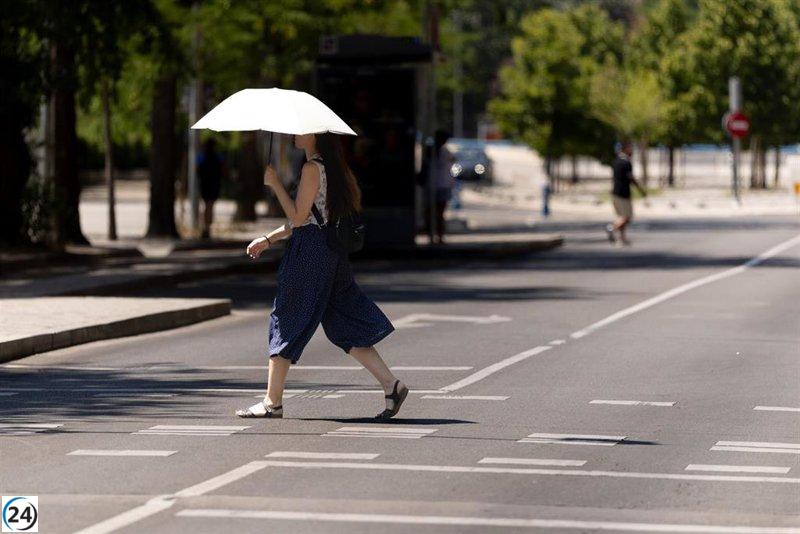 Mantiene alerta naranja por calor: se esperan 40ºC en la región este lunes.