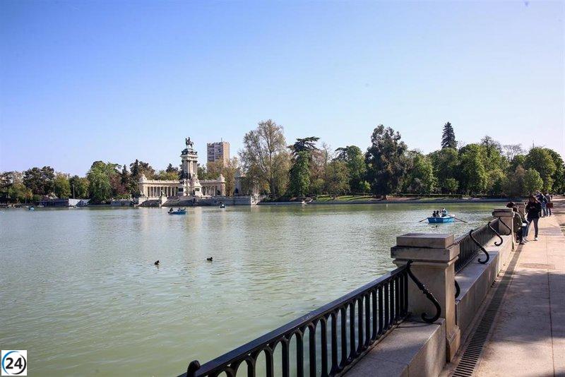 Zonas del Retiro y ocho parques más serán restringidas desde las 12 horas de este domingo por mal tiempo.