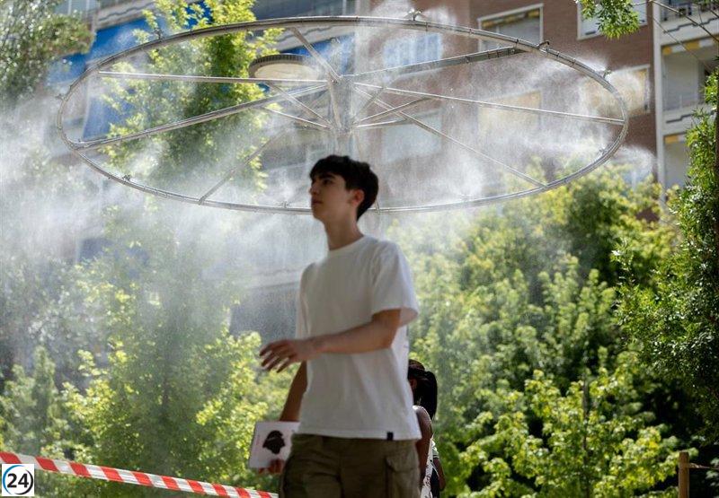 Mantenido el aviso naranja por calor este martes, salvo en la Sierra que pasa a alerta amarilla.