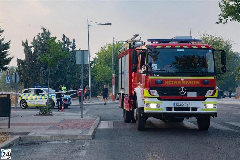 Calma en Tres Cantos: Bomberos controlan el fuego con 11 unidades en acción.