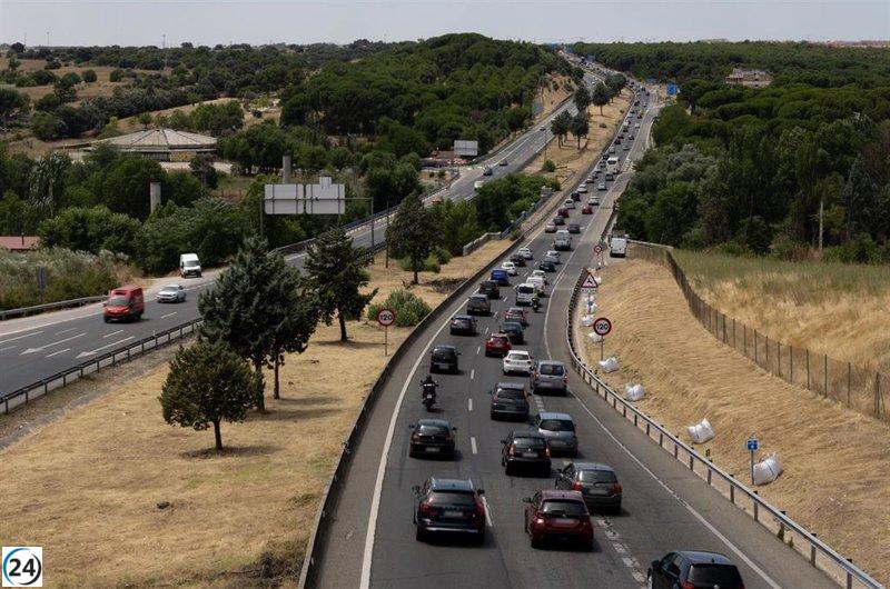 La DGT proyecta 1,17 millones de viajes en carretera para el puente del 15 de agosto en la región.