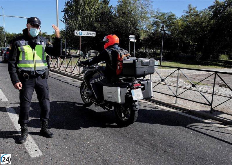 Joven motorista de 29 años muere en Móstoles tras accidente con una señal.