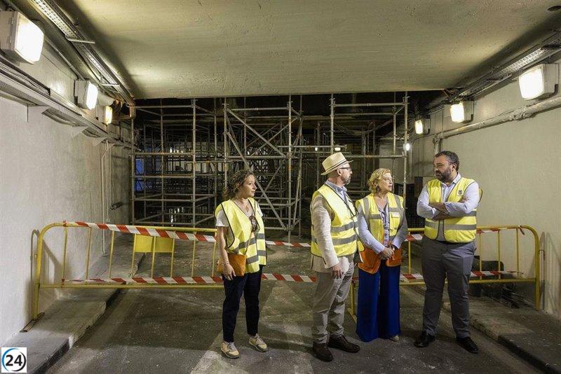 El túnel de la plaza Mayor reabre al público este viernes tras completar su rehabilitación.