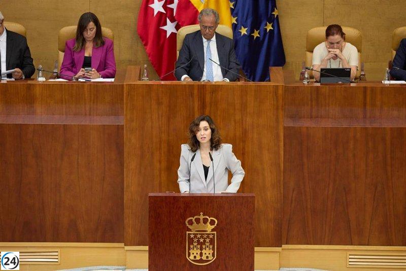 Ayuso y la oposición se enfrentan nuevamente en el Debate sobre el Estado de la Región, centrado en Gaza y la inmigración.