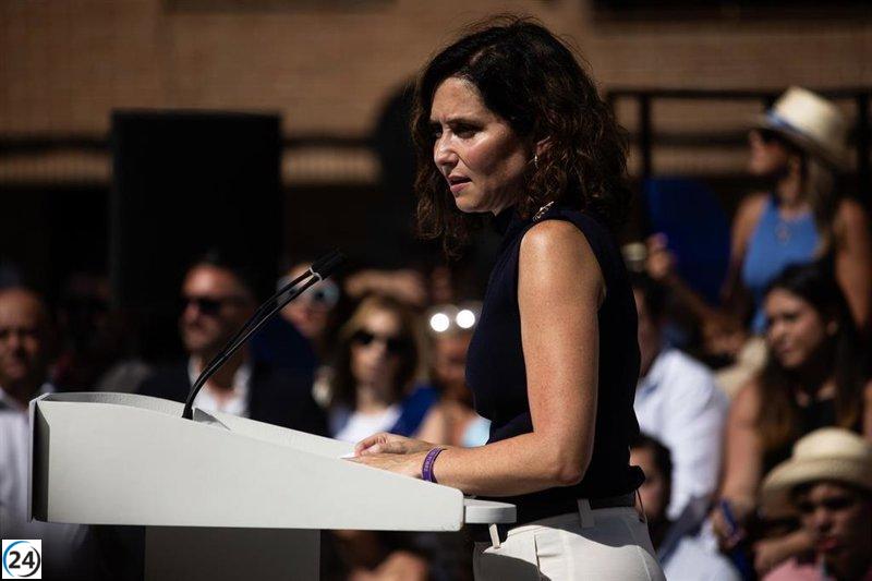 Ayuso denuncia la violencia callejera provocada por Sánchez que ha perjudicado La Vuelta: 