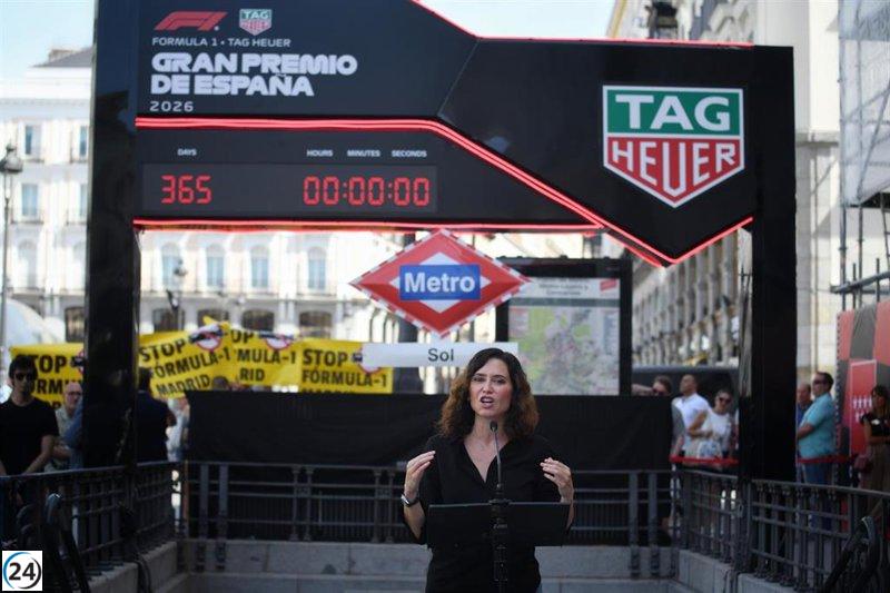 Entradas de F1 en Madrid se venden en un abrir y cerrar de ojos; hay 235,000 en lista de espera.