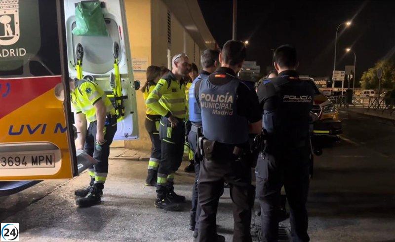 Un hombre de 30 años sufre heridas graves en un accidente de patinete en Usera.