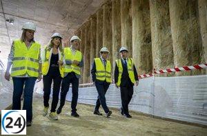 El Ayuntamiento avanza con 300 metros de túnel en la A-5 y coloca 5,840 pilotes para concluir en noviembre de 2026.