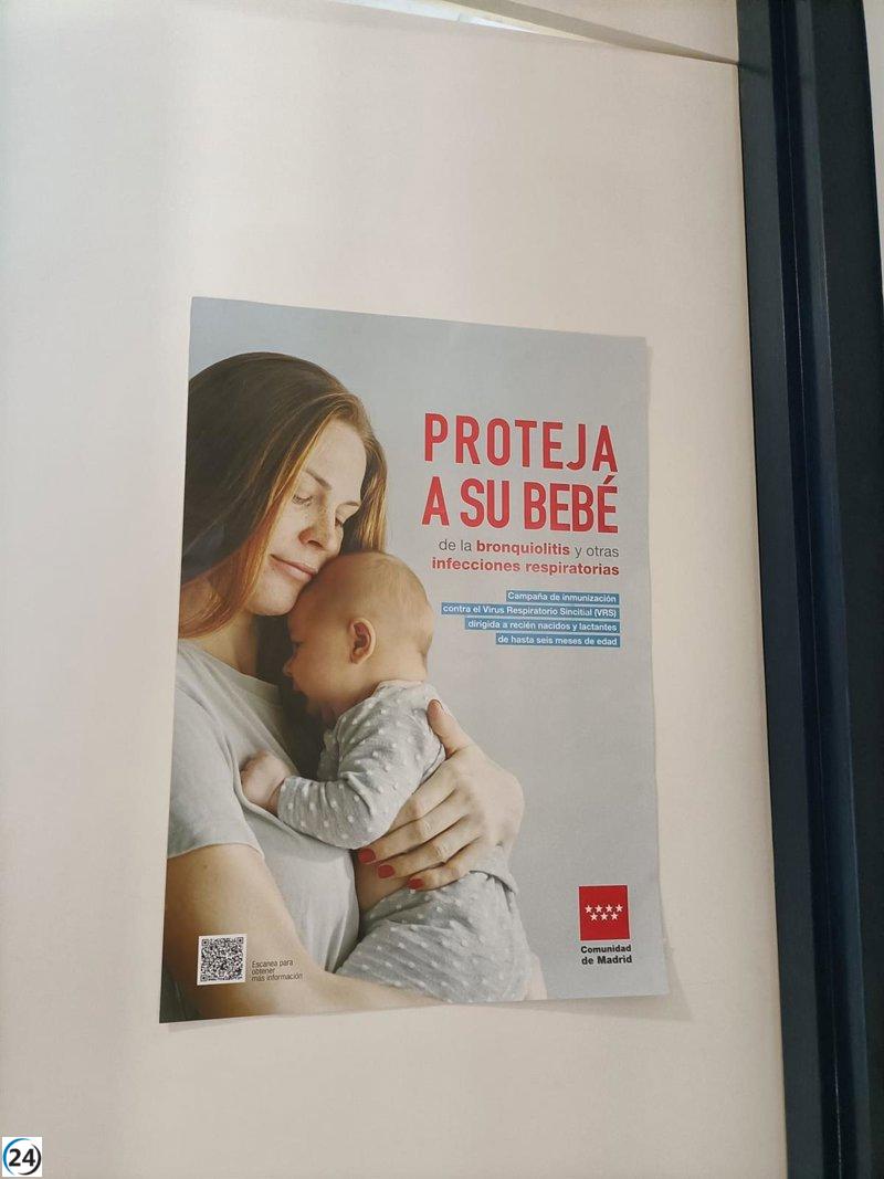 Inicia la campaña de vacunación para proteger a 50.000 recién nacidos del virus de la bronquiolitis.