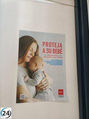Inicia la campaña de vacunación para proteger a 50.000 recién nacidos del virus de la bronquiolitis.