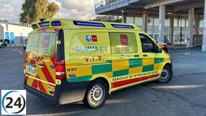 Muere un motociclista de 62 años tras accidente en la M-50 cerca de Majadahonda.