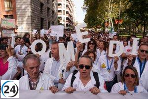 Huelga de médicos: Participación matutina en la Comunidad alcanza el 12-15%