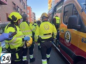 Mujer de 54 años sufre heridas críticas al ser impactada por un camión de limpieza en Carabanchel.