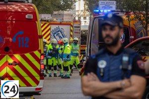 Almeida interrumpe su viaje en Londres ante el colapso del edificio en la calle Hileras.