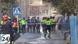 Derrumbe en construcción en Madrid deja ocho heridos y varios desaparecidos.