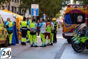 Almeida visita la zona del edificio en la calle Hileras.