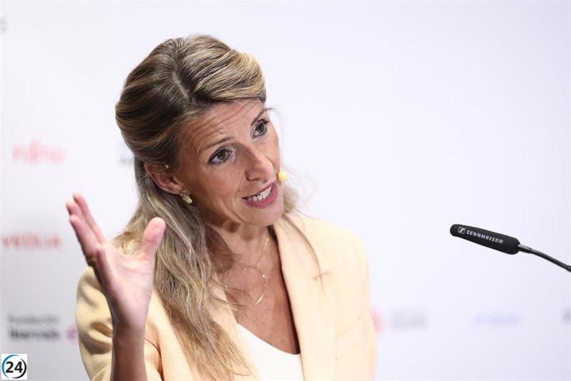 Yolanda Díaz evalúa demandas legales contra Ayuso por rechazar el registro de objetores al aborto.