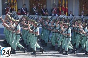 Madrid rinde homenaje a sus Fuerzas Armadas en el desfile del Día de la Hispanidad.