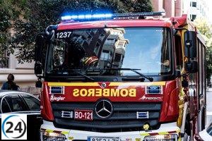 Incendio consume local de 'shishas' en Usera, sin heridos.