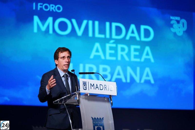 Madrid lanza su Libro Blanco sobre Movilidad Aérea y planifica vertipuertos para 2028.