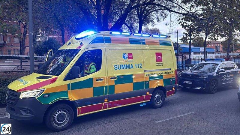 Joven de 21 años gravemente herida de un disparo en la cara en Leganés.