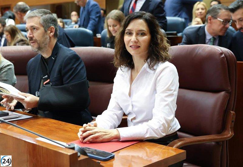 Ayuso denuncia que Sánchez convierte a Madrid en su fuente de fondos: “Nos ha despojado de inversión”.