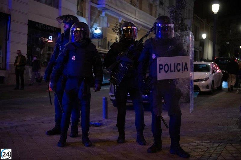 Tres arrestos en manifestación de Núcleo Nacional con 700 participantes.