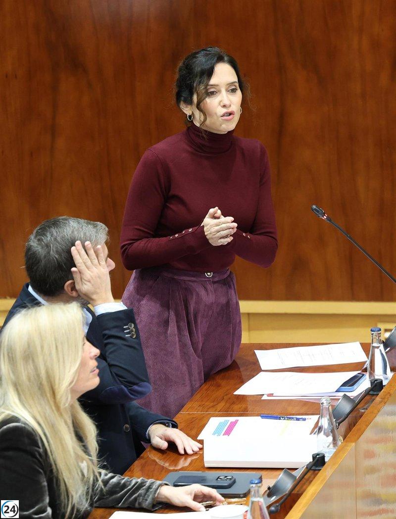 Ayuso denuncia la agresividad del Gobierno hacia Quirón y sus voceros.