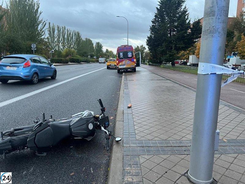 Fallece motociclista de 31 años tras accidente cerca del Metro en Los Ángeles.